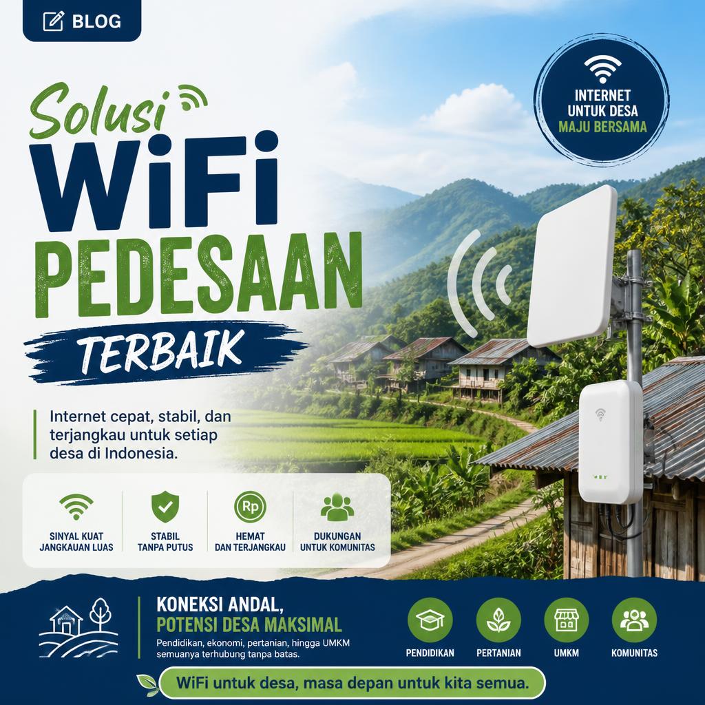 Solusi WiFi Pedesaan Terbaik