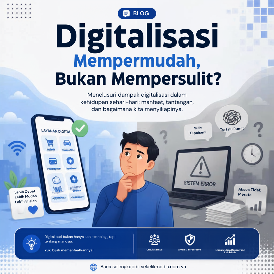 Digitalisasi Mempermudah, Bukan Mempersulit?